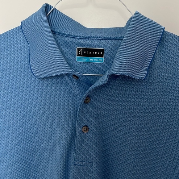 PGA Tour Classic Blue Polo Shirt XXL - Picture 4 of 8
